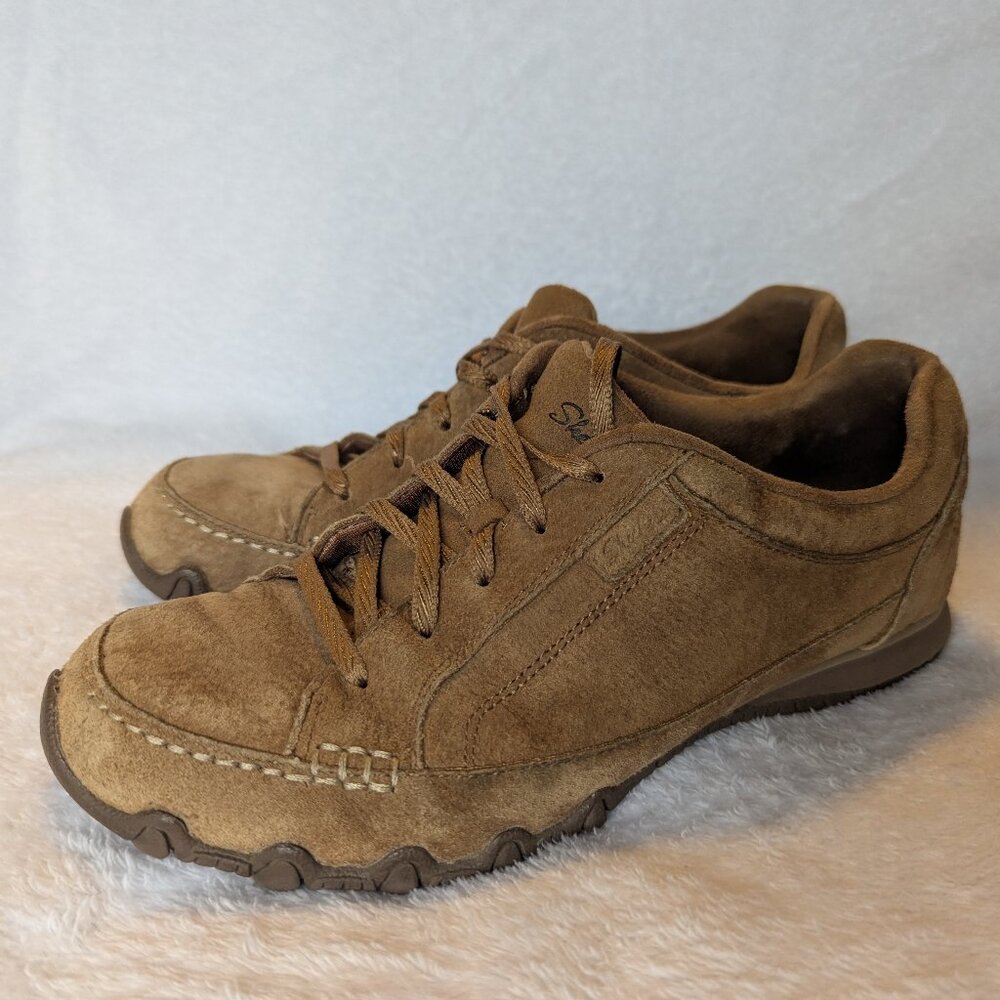 Skechers Suede Bikers Curbed Sneakers